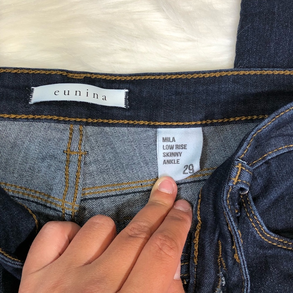 Dark wash jeggings - Picture 3 of 4